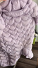 迷你巴拉（minibala）【迷你小蛋仔】婴儿羽绒服三防连体羽绒服男女童宝宝连体衣 紫色70120 【白鸭绒-1000+清洁度】 90 CM 1-2岁 实拍图