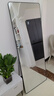 全品屋全身镜穿衣镜落地镜挂门服装店试衣壁挂镜一体简约北欧风黑170 实拍图
