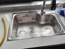 华帝（VATTI）304不锈钢水槽单槽 拉丝不锈钢洗菜盆厨房洗碗盆-以旧换新 实拍图