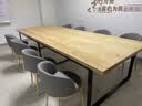 卫森实木会议桌长桌大板桌办公桌椅组合电脑桌餐桌会议室洽谈桌工作台 长240宽80高75【加厚5cm桌面】 晒单实拍图