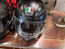 AGV K1S头盔K1摩托车机车全盔四季通用全覆式跑盔男女广角通风透气3C K1S-MATT BLACK L（适合57-58头围） 实拍图