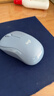 罗技（Logitech）M221 轻音鼠标 无线鼠标 办公鼠标 对称鼠标 带无线微型接收器 雾霭蓝 实拍图