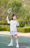 安奈儿童运动鞋男女童羽毛球鞋2026夏季中大童网面厚底耐磨休闲运动 深蓝 【旋转纽扣】 36 实拍图