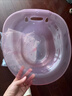 艾卡安痔疮坐浴盆女士专用产妇私处清洗器马桶坐便盆术后洗屁股盆高透粉 实拍图