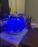 立客全自动上水壶电热水壶底部上水茶台烧水壶多段调温智能快速煮水单茶炉套装上水壶一体机家用煮茶壶 1L 高硼硅玻璃（带蓝光灯）套装 实拍图