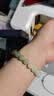净心石 和田玉手串浅青玉男女款渐变晴水单圈玉手链 单珠约10mm 实拍图