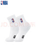 NBA袜子男士秋冬运动袜抗菌防臭消臭吸汗无骨棉袜跑步中筒篮球袜3双 实拍图