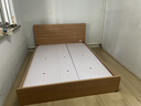 全友家居 北欧原木风小户型双人床1.5米x2米现代简约卧室落地床无床腿 实拍图