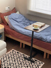 木双福床边桌可移动升降电脑桌客厅沙发可折叠书桌家用卧室学习桌写字桌 实拍图
