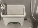 柯鲸拖把池阳台陶瓷家用大号方形拖布盆卫生间落地式洗地洗墩布池 【手动防堵】拖把池5058 实拍图