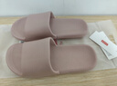 京东京造【抗菌皮纹拖】eva软弹拖鞋居家室内防臭浴室凉拖女士粉色37-38 实拍图