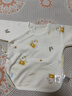 童泰新生儿半背衣婴儿衣服四季0-3个月初生宝宝纯棉上衣和尚服2件装 黄色小熊(精梳纯棉) 59 码(建议1-3个月身高55-60cm) 实拍图