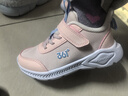 361°儿童运动鞋男女童(3-12岁)防撞鞋头密网休闲跑鞋 粉 28 实拍图