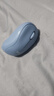 罗技（Logitech）M221 轻音鼠标 无线鼠标 办公鼠标 对称鼠标 带无线微型接收器 雾霭蓝 实拍图