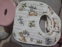 棉之润婴儿纯棉新生儿纱布U型围嘴宝宝口水巾隔水吐奶饭兜透气四季3条装 实拍图