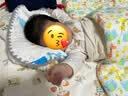 贝瑞加（Babyprints）婴儿半背衣2件装长袖纯棉宝宝上衣护肚和尚服家居内衣 黄点猫咪52 实拍图