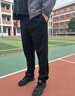 安踏男裤运动裤男春秋季新款针织宽松直筒裤子男士休闲长裤青少年卫裤 【推荐款春季新款直筒裤-口袋拉链】基础黑 千人购买 2XL /185 适合160-170斤 实拍图