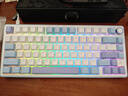 RK R75Pro游戏机械键盘无线蓝牙有线三模电竞专用电脑办公客制化75配列81键便携侧刻麻将音RGB背光 R75Pro-奶芋-烟雨轴V2-三模 实拍图