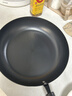 阎铁匠章丘平底锅煎锅无涂层家用铁锅烤肉煎锅牛排锅煎蛋锅老式熟铁28cm 实拍图