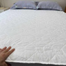 南极人（Nanjiren）A类夹棉全棉床笠1.8米x2米纯棉100%床罩加厚席梦思床垫保护套床单 夏洛床笠-白【A类全棉+新疆棉花填充】 180cm*200cm 单床笠 实拍图