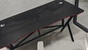 奥伦福特  电脑桌台式家用电竞游戏桌办公书桌简约书房写字桌子 碳纤维纹路单桌-80*60 升级款电竞桌 实拍图