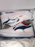 李宁海川丨板鞋男鞋云科技减震经典运动鞋增高百搭休闲鞋小白鞋 标准白/极光蓝(377款)-2 41 实拍图