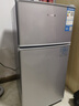 志高（CHIGO）小冰箱迷你小型家用冷藏冷冻两用宿舍出租房用双门办公室电冰箱节能省电 【一级能效】76L银色【全国联保丨节能省电】 实拍图