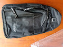 【京东物流】运动便携男女胸包单肩斜挎骑行健身训练瑜伽帆布包 黑色-双层 实拍图