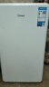 美的（Midea）93L单门小冰箱一级低音复古白色小单温冷藏租房家用宿舍办公室可放美妆BC-93MF【国家补贴】 实拍图