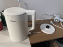 美的（Midea）电热水壶家用烧水壶泡茶0涂层食品级304不锈钢自动断电双层防烫全钢无缝1.5L大容量 MK-HJ1566 实拍图