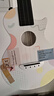 romusic尤克里里成人儿童初学者23英寸吉他乐器白色幻趣+礼包 学不会包退 实拍图