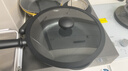 帅帅蘑趣聚油款升级款炒锅深煎锅不粘锅 内外不粘不挑灶具 28cm 聚油（硅胶盖） 实拍图