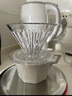 泰摩 冰瞳手冲咖啡滤杯 V60通用咖啡过滤器 滴滤咖啡过滤杯 标准版01号 1-2人份【透明滤杯】 实拍图
