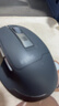 英菲克（INPHIC）M9 无线鼠标可充电轻音办公人体工学电脑台式笔记本2.4G通用便携Typec 灰【可视电量】 实拍图