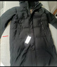 雪中飞秋冬新款时尚休闲舒适廓形男士“H”版型印花立领连帽羽绒服男 黑色|8056 2XL /185/104A 实拍图