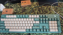 雷柏（Rapoo）V500PRO米绿升级款 104键有线背光机械键盘 PBT双色键帽电脑办公游戏全键无冲可编程键盘 茶轴 实拍图