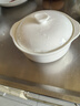 斯凯绨（Sky Top）炖盅陶瓷双耳带盖碗骨瓷隔水汤盅蒸蛋羹燕窝盅单人份纯白5英寸 实拍图