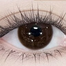 海昌精选系列彩色隐形眼镜大小直径美瞳半年抛1片 清丽棕 0度 实拍图