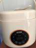 半球电饭煲 电饭锅迷你饭煲1-3-4-6人 家用陶瓷釉内胆智能预约煲汤煮米饭电饭锅带蒸笼 2L 【象牙白】陶瓷釉智能方煲 实拍图