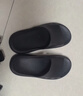 京东京造【3.5cm踩屎感】eva厚底拖鞋男士防臭休闲凉拖鞋夜色黑 42-43 实拍图