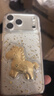 KEKLLE适用iPhone17promax手机壳苹果17promax保护套可爱卡通金箔闪粉滴胶透明防摔保护套新款全包 实拍图