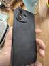世咏（SHIYONG）适用苹果16手机壳 iphone16保护套镜头全包超薄防摔轻奢羊巴皮简约创意国风小羊皮男女款 黑色 实拍图