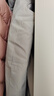 鸭鸭（YAYA）佟丽娅同款城市轻户外冲锋羽绒服女上衣短款冬新款收腰派克服外套 米色 M 160/84A 实拍图