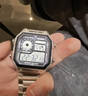 卡西欧（CASIO）【海外专供】小方块手表 ae1200电子表男款学生复古小银块石英表 AE-1200WHD-1AVDF 实拍图