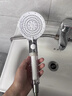 四季沐歌（MICOE）手持花洒喷头多功能强劲增压花洒过滤花洒淋雨喷头超大出水花洒头 皓月银【过滤净水*强劲增压版】5档出水 实拍图