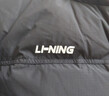 李宁火锅羽绒 新春丨男女同款防泼水防风宽松鸭绒短羽绒服AYMV431 实拍图