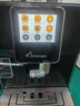 德颐（DEYI）DE-320触摸彩屏全自动咖啡机/家用商用办公室/现磨豆一键意式美式花式咖啡自动奶泡自动清洗双锅炉 黑色 咖啡机官方标配 实拍图