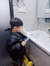 马博士儿童电动牙刷3-6-12-15岁语音提醒学生男小孩生日礼物蓝色+4刷头 实拍图