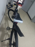 EG7山地自行车成人学生变速越野单车双减震赛车26寸青少年男女 辐条【加厚车轮-加厚车架】黑白 26寸21速【适合：160-180CM】 实拍图