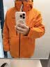 探路者冲锋衣三合一户外专业防水防风登山服徒步外套夹克 旷野橘男 XL 实拍图